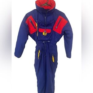 Vintage Youth Snow Lion Full Snow ski suit